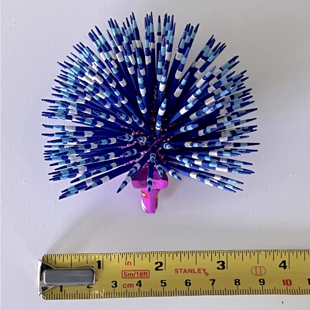 Mexican folk porcupine figurine - Picture 5 of 6